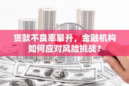 蕲春贷款不良率攀升，金融机构如何应对风险挑战？