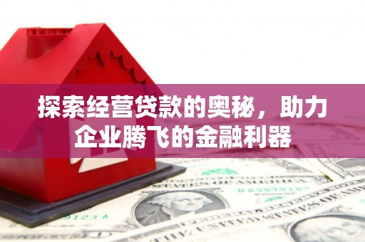 蕲春探索经营贷款的奥秘，助力企业腾飞的金融利器