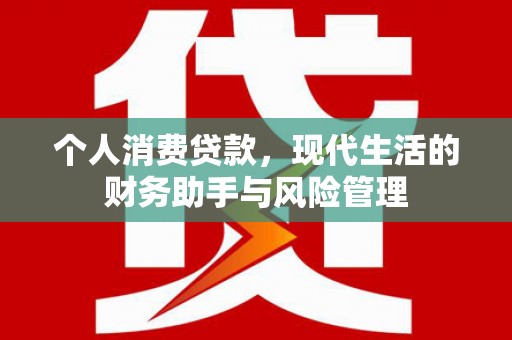 蕲春个人消费贷款，现代生活的财务助手与风险管理