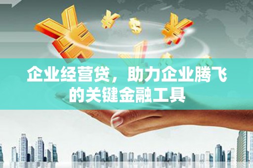 蕲春企业经营贷，助力企业腾飞的关键金融工具
