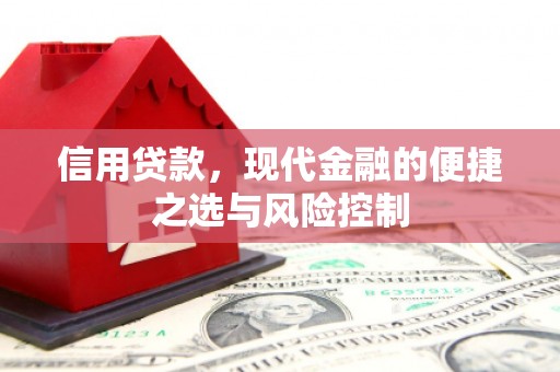 蕲春信用贷款，现代金融的便捷之选与风险控制
