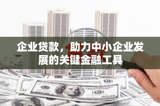 蕲春企业贷款，助力中小企业发展的关键金融工具