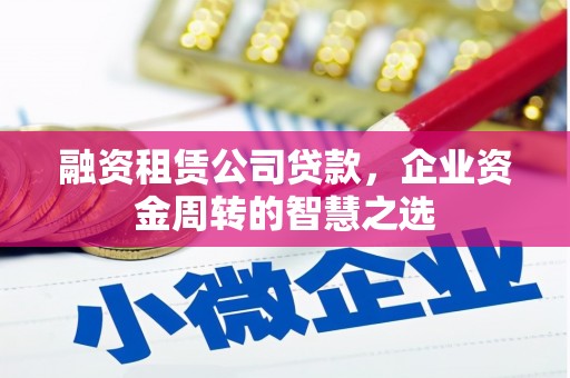 蕲春融资租赁公司贷款，企业资金周转的智慧之选