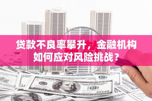 蕲春贷款不良率攀升，金融机构如何应对风险挑战？