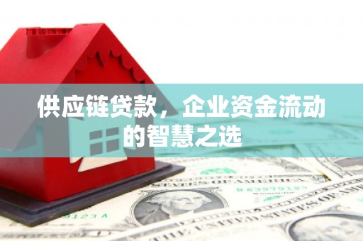 蕲春供应链贷款，企业资金流动的智慧之选