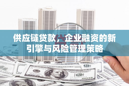 蕲春供应链贷款，企业融资的新引擎与风险管理策略