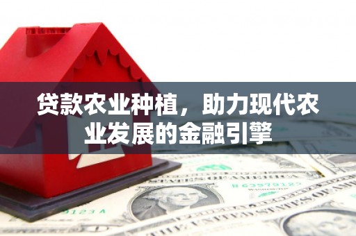 蕲春贷款农业种植，助力现代农业发展的金融引擎