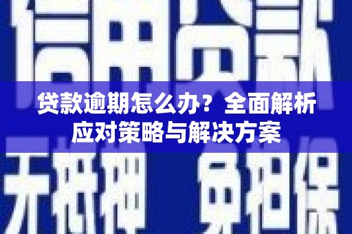 蕲春贷款逾期怎么办？全面解析应对策略与解决方案