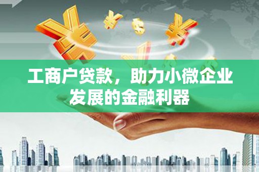 蕲春工商户贷款，助力小微企业发展的金融利器