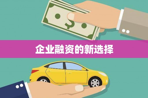 蕲春企业融资的新选择