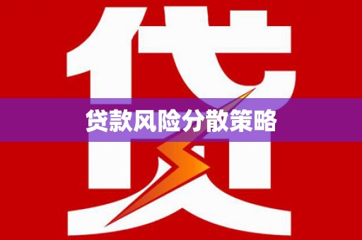 蕲春贷款风险分散策略