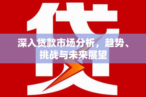 蕲春深入贷款市场分析，趋势、挑战与未来展望