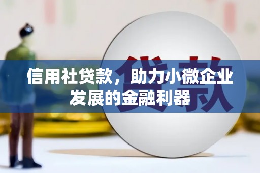蕲春信用社贷款，助力小微企业发展的金融利器