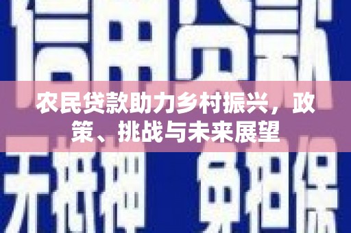蕲春农民贷款助力乡村振兴，政策、挑战与未来展望