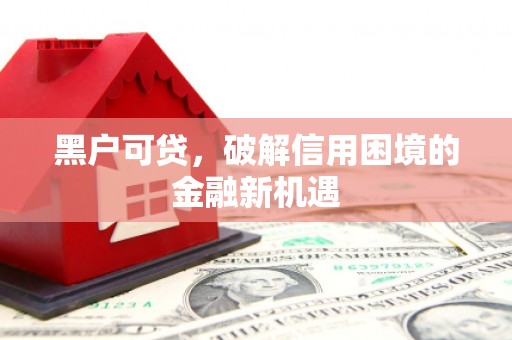 蕲春黑户可贷，破解信用困境的金融新机遇