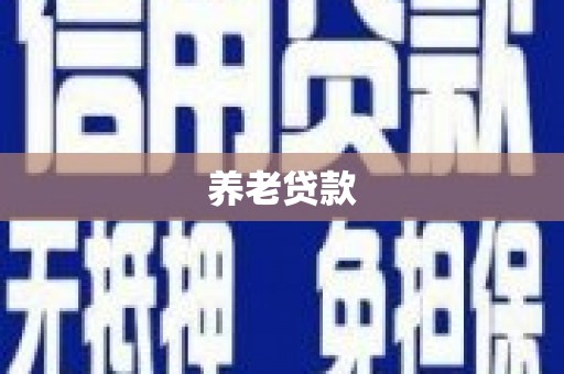 蕲春养老贷款
